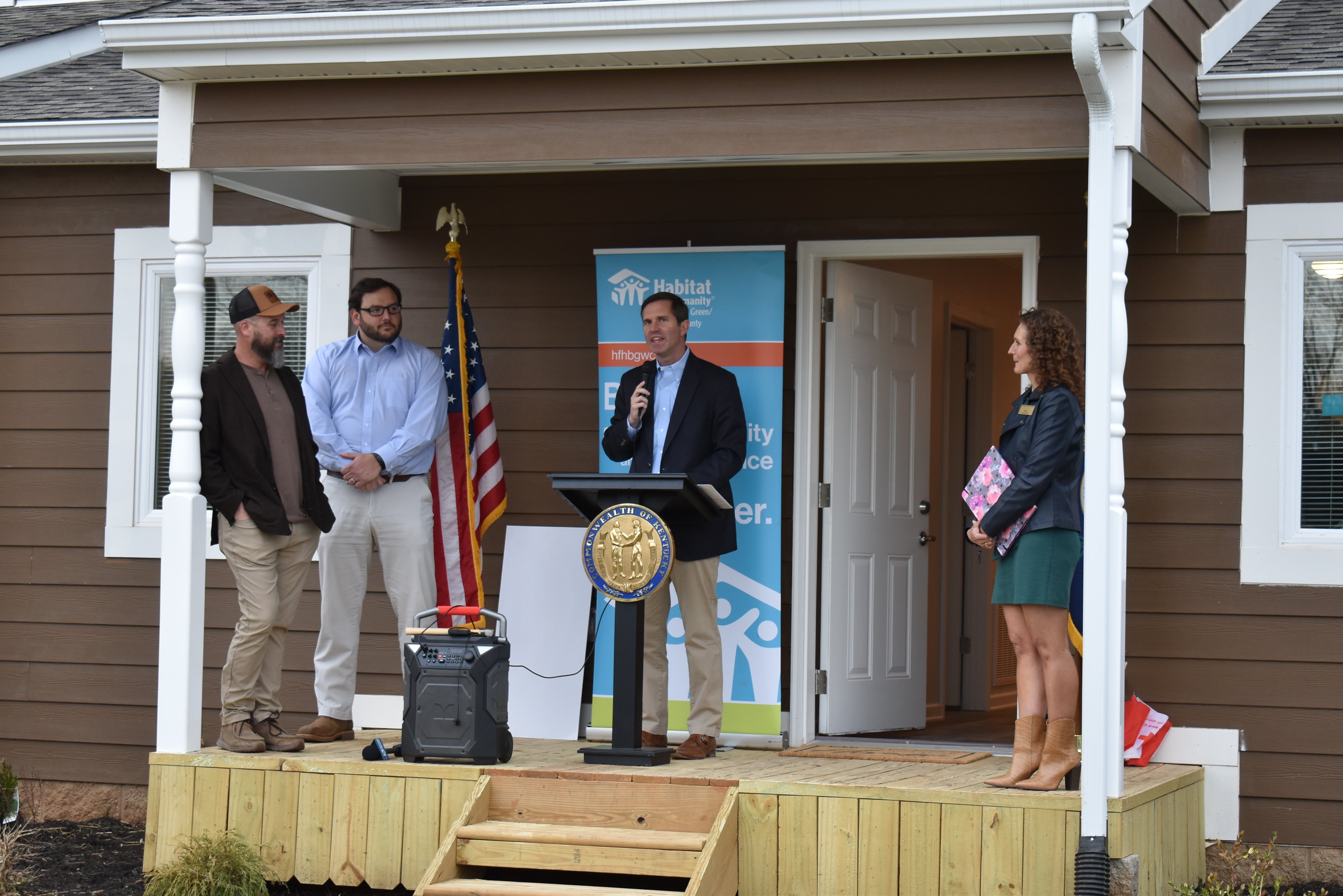 Gov. Beshear dedicates the 100th home for Habitat for Humanity of Bowling Green