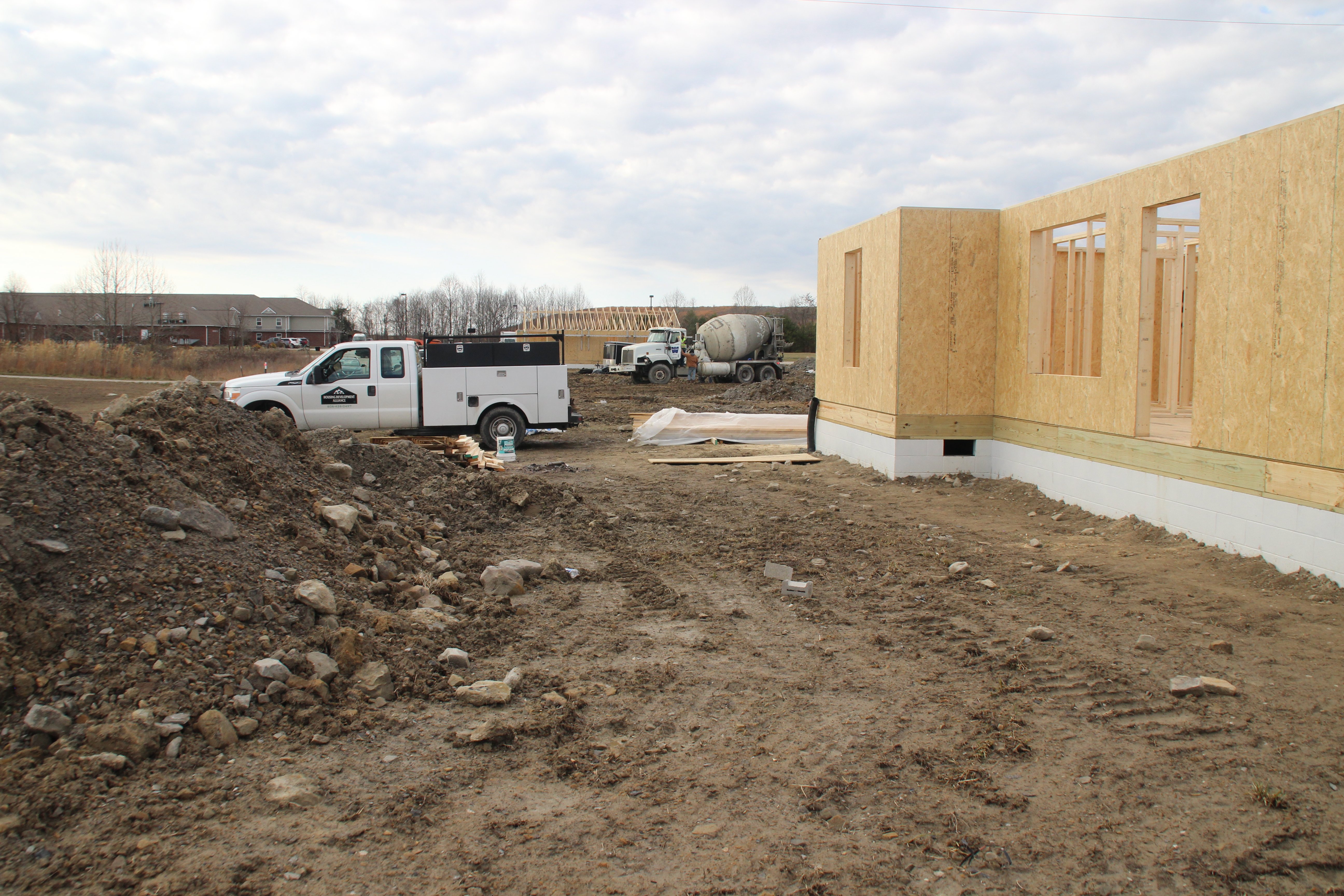 wide view of HDA worksite